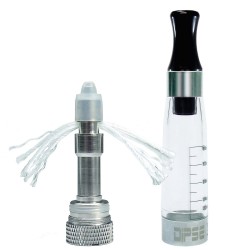 DIPSE Clearomizer CE4 V3  (aufschraubbar) - Rundes Mundstück - Einzelteile