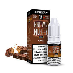 InnoCigs Brown Nutty - Liquid mit vollmundigem Nougat-Aroma für e-Zigarette.