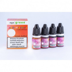 Vorteilspack 4x10ml süße Momente: Vanille Milchshake e-Liquid