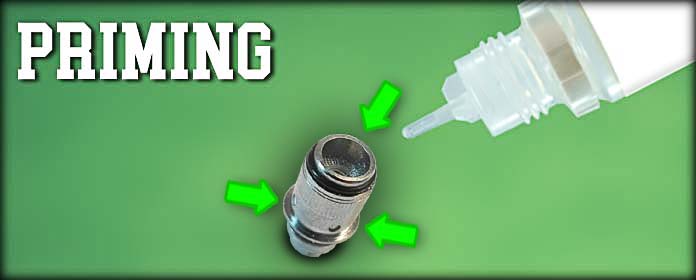 Priming - Bereiten Sie Ihren Coil mit Liquid vor.