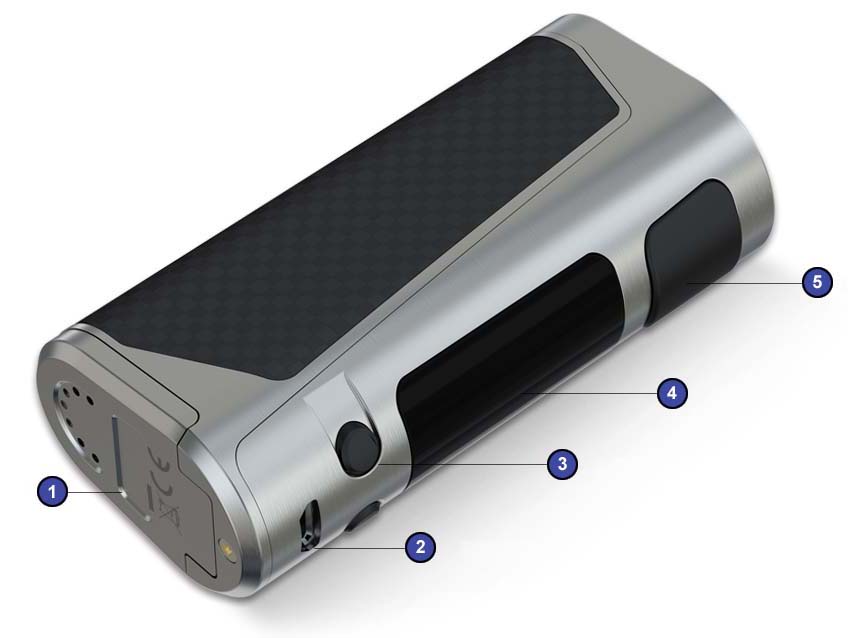 Joyetech eVic Primo Mini - Bedienungselemente